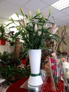fleure lys en vase